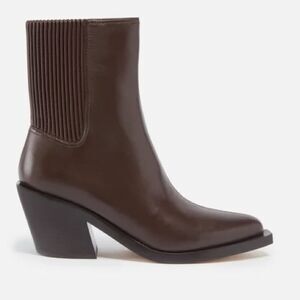 Coach Prestyn Leather Boots Maple 5 NWT IN BOX